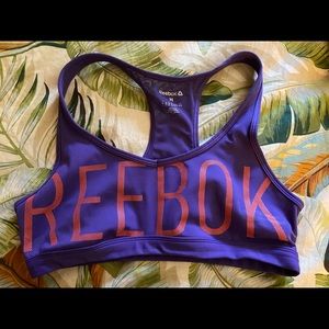 Reebok Sports Bra Medium Like New